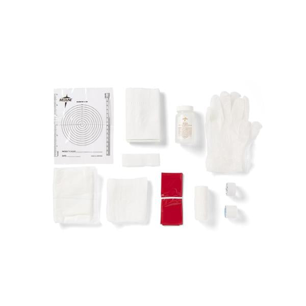 Tray Wound Care With Vinyl Gloves/Gauze LF Sterile 24/Case